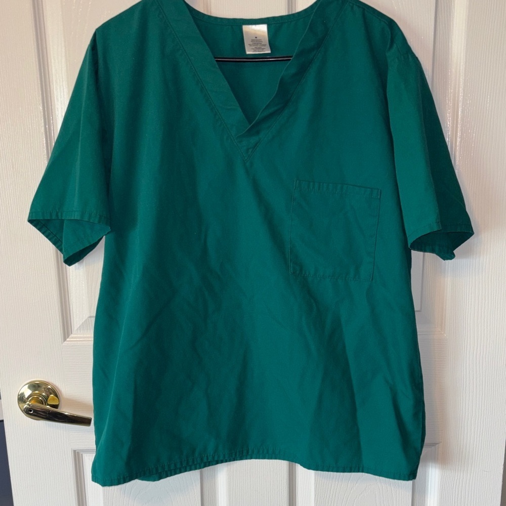 Green scrub Top
